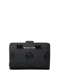 Michael Michael Kors Jet Set Travel Medium Logo Debossed Billfold Wallet