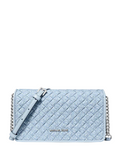 Michael Michael Kors Jet Set Travel Woven Signature Logo Crossbody Bag