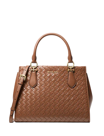 Michael Michael Kors Marilyn Medium Woven Satchel