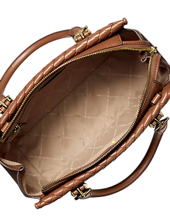 Michael Michael Kors Marilyn Medium Woven Satchel