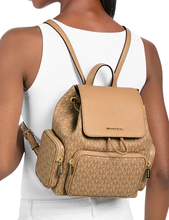 Michael Michael Kors Merritt Small Signature Logo Cargo Backpack