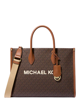 Michael Michael Kors Mirella Medium Signature Logo Tote Bag