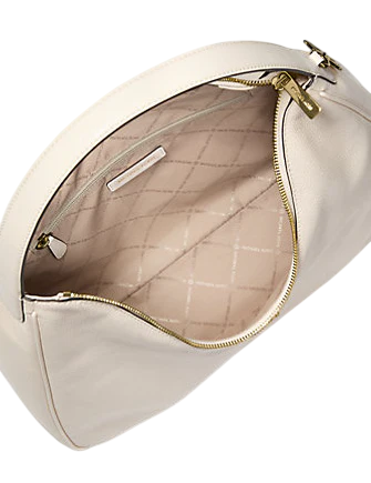 Michael Michael Kors Nayla Medium Pebbled Leather Hobo Shoulder Bag