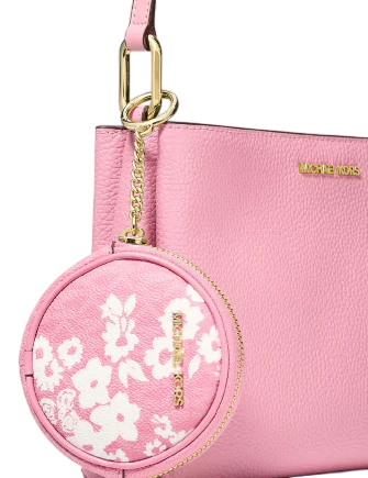 Michael Michael Kors Trisha Pebbled Leather Crossbody Bag With Pouch