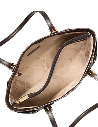 Michael Michael Kors Voyager Large Color-Block Metallic Signature Logo Tote Bag