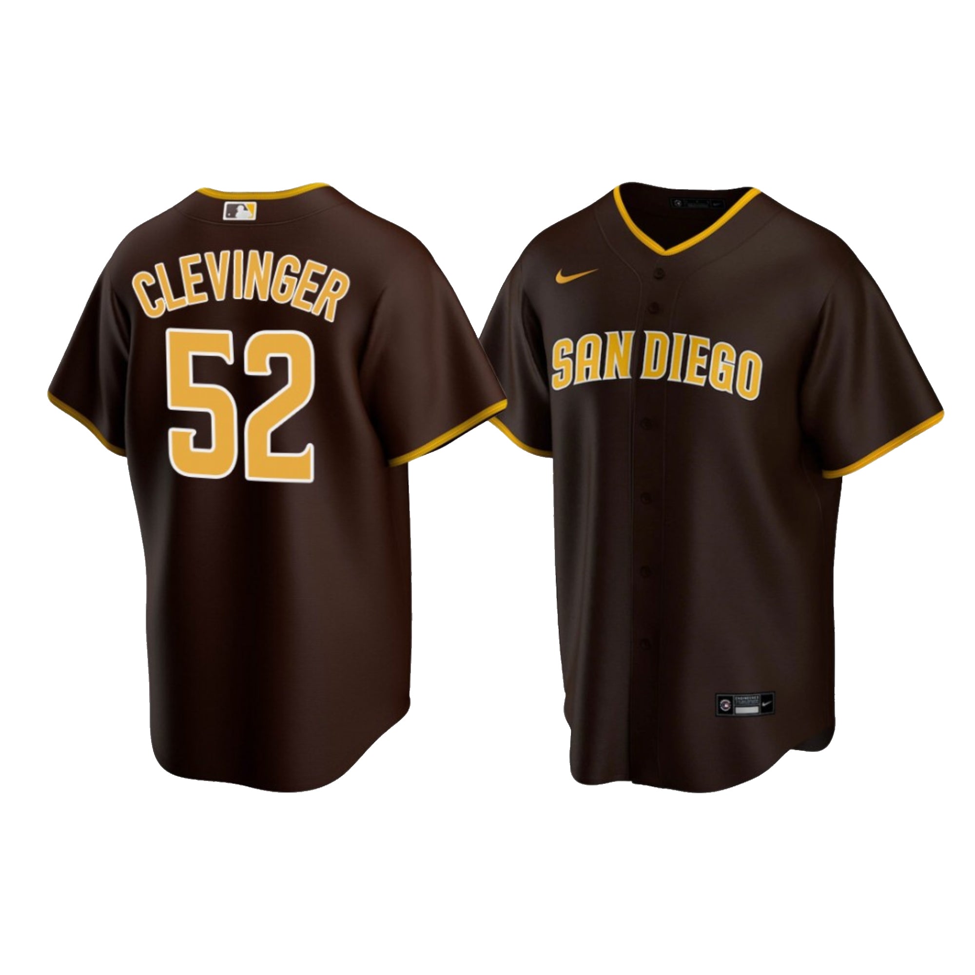 Mike Clevinger San Diego Padres 52 Jersey