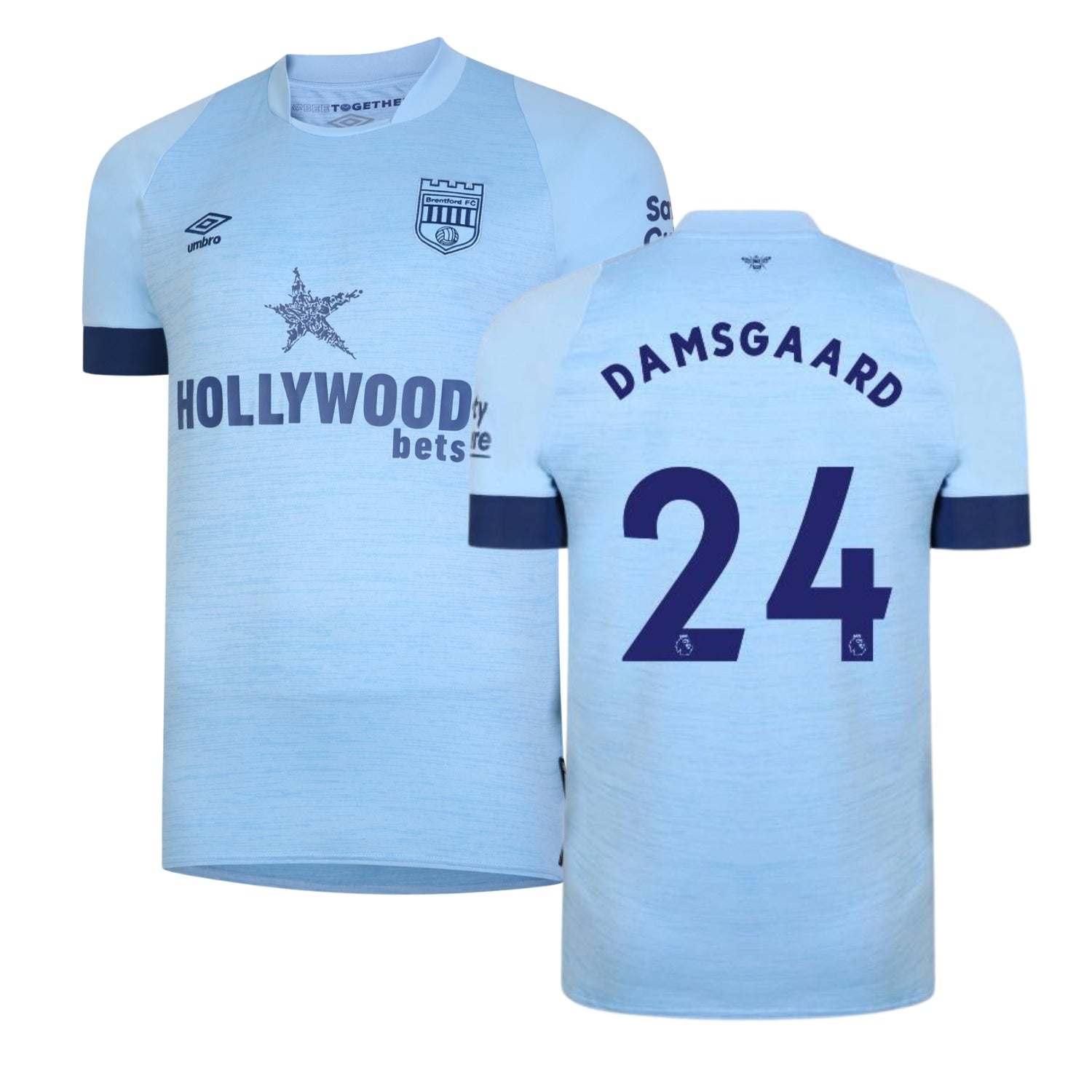 Mikkel Damgaard Brentford 24 Jersey