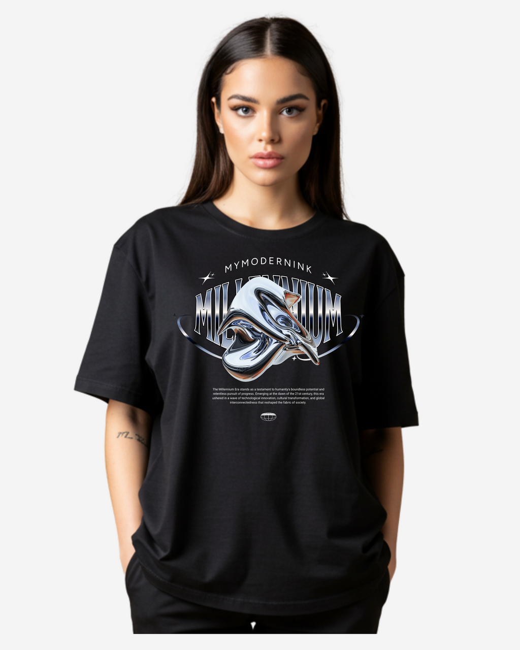 Millennium Era Women's Oversized T-Shirt
