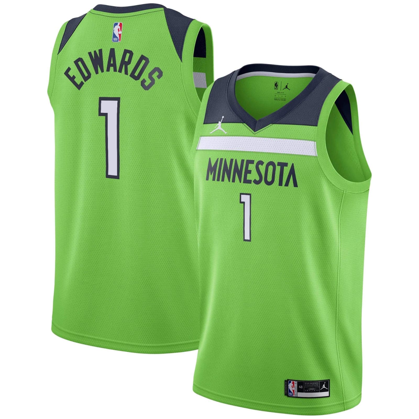 Anthony Edwards Minnesota Timberwolves 1 Jersey