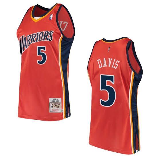 Baron Davis Golden State Warriors 5 Jersey