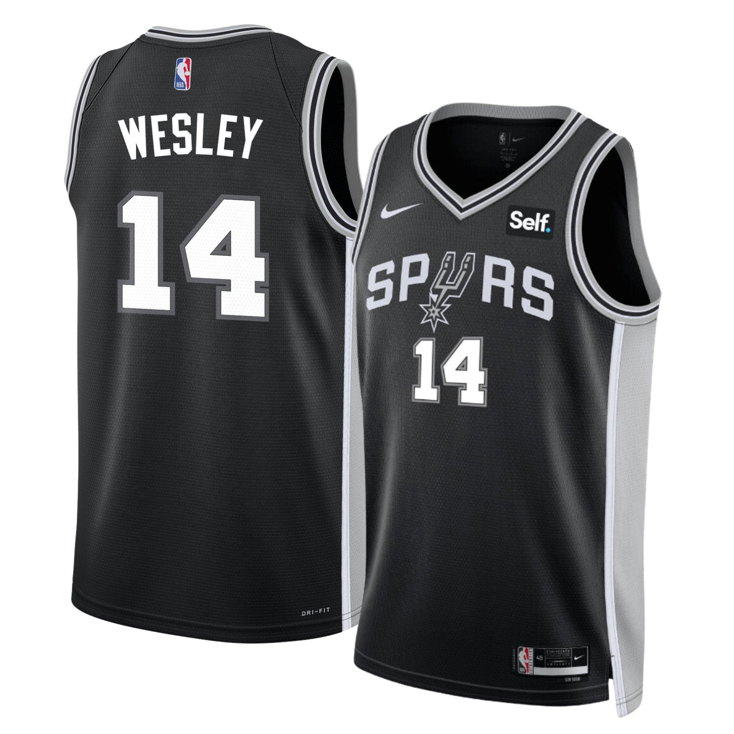 Blake Wesley San Antonio Spurs 14 Jersey