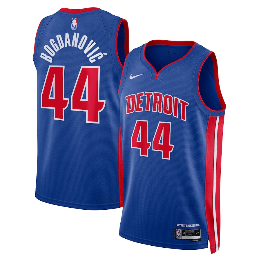 Bojan Bogdanovic Detriot Pistons 44 Jersey