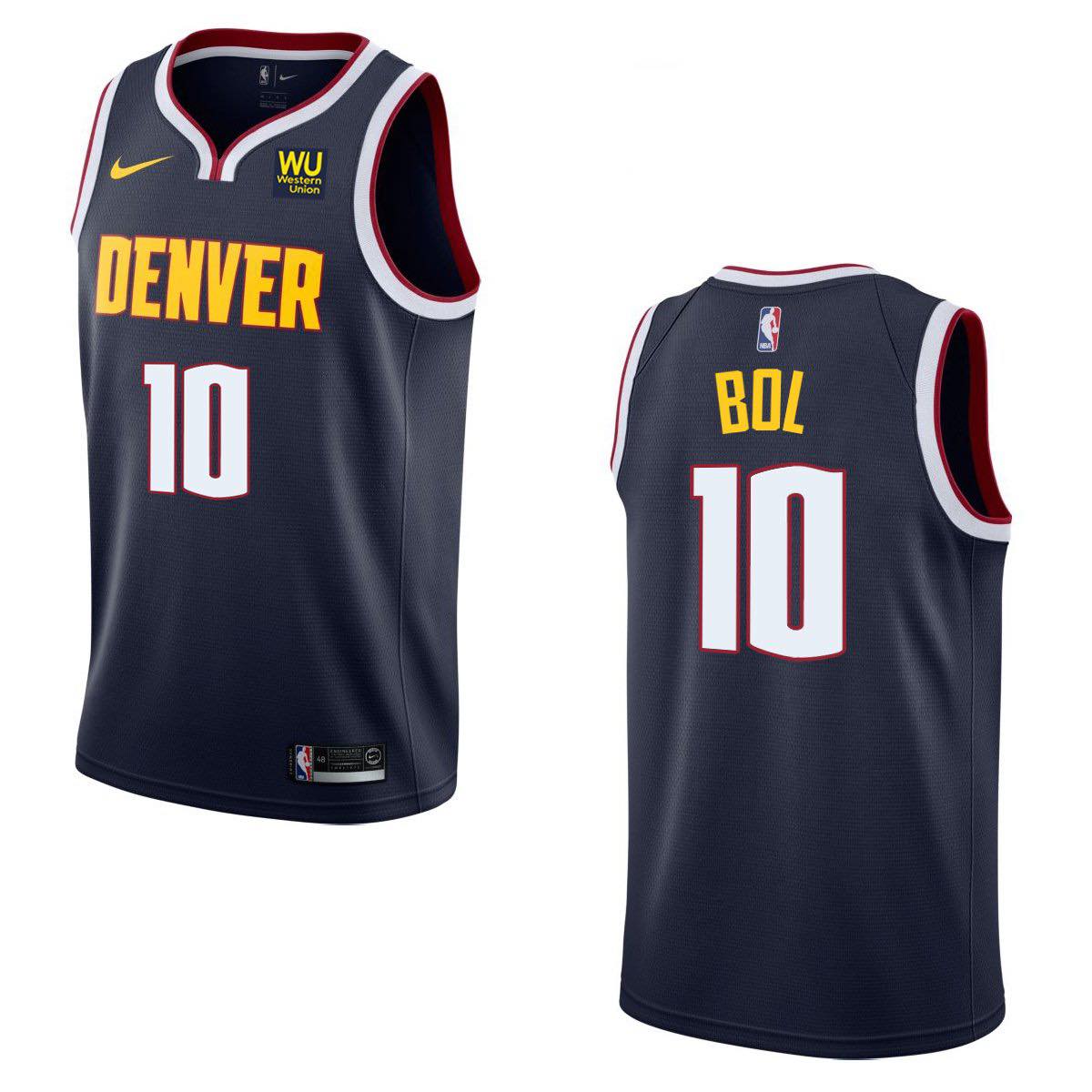 Bol Denver Nuggets 10 Jersey