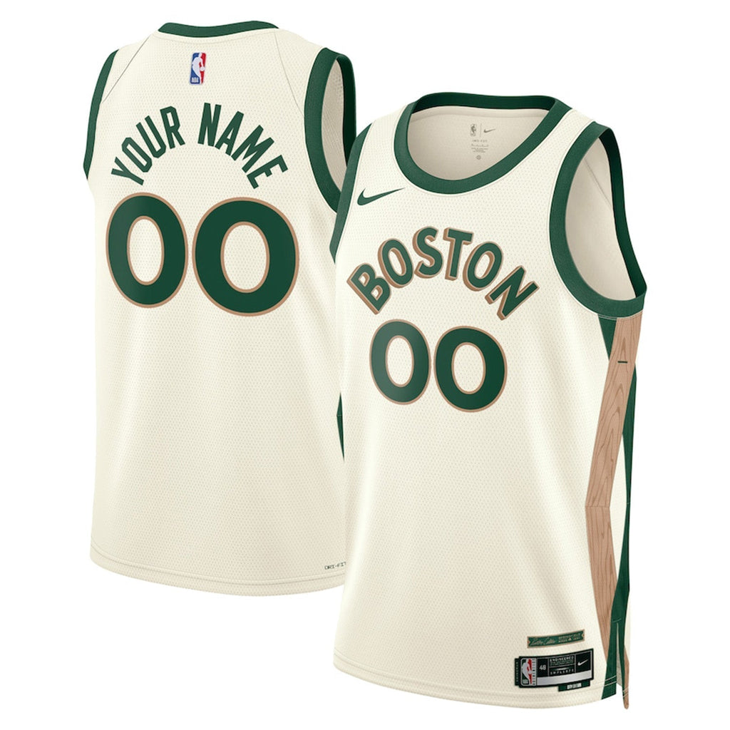 Boston Celtics Blank Custom Jersey