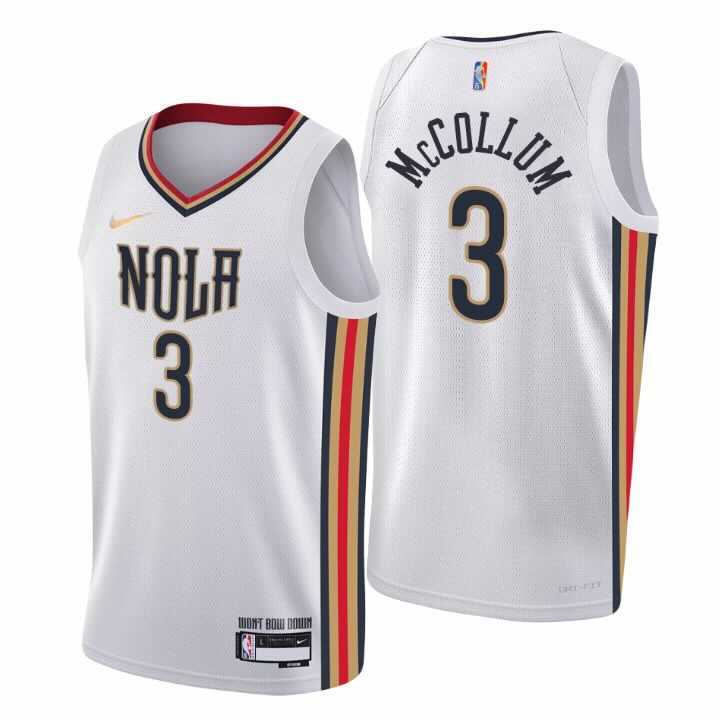 CJ McCollum New Orleans Pelicans 3 Jersey