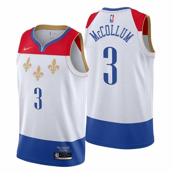 CJ McCollum New Orleans Pelicans 3 Jersey