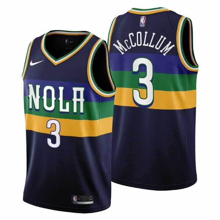 CJ McCollum New Orleans Pelicans 3 Jersey