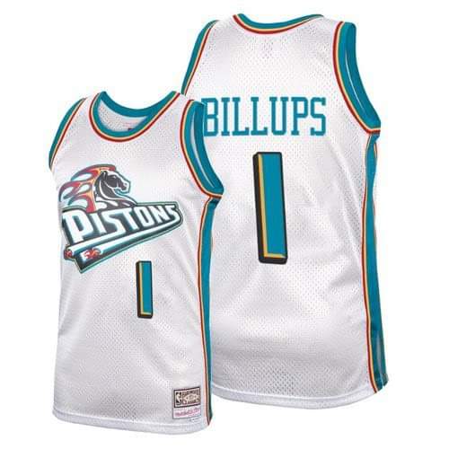 Chauncey Billups Detroit Pistons 1 Jersey