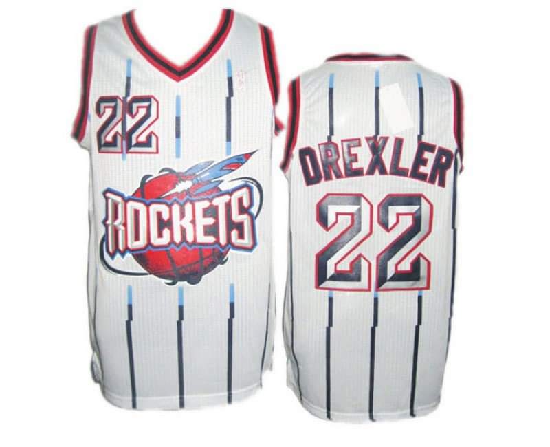 Clyde Dexler Houston Rockets 22 Jersey