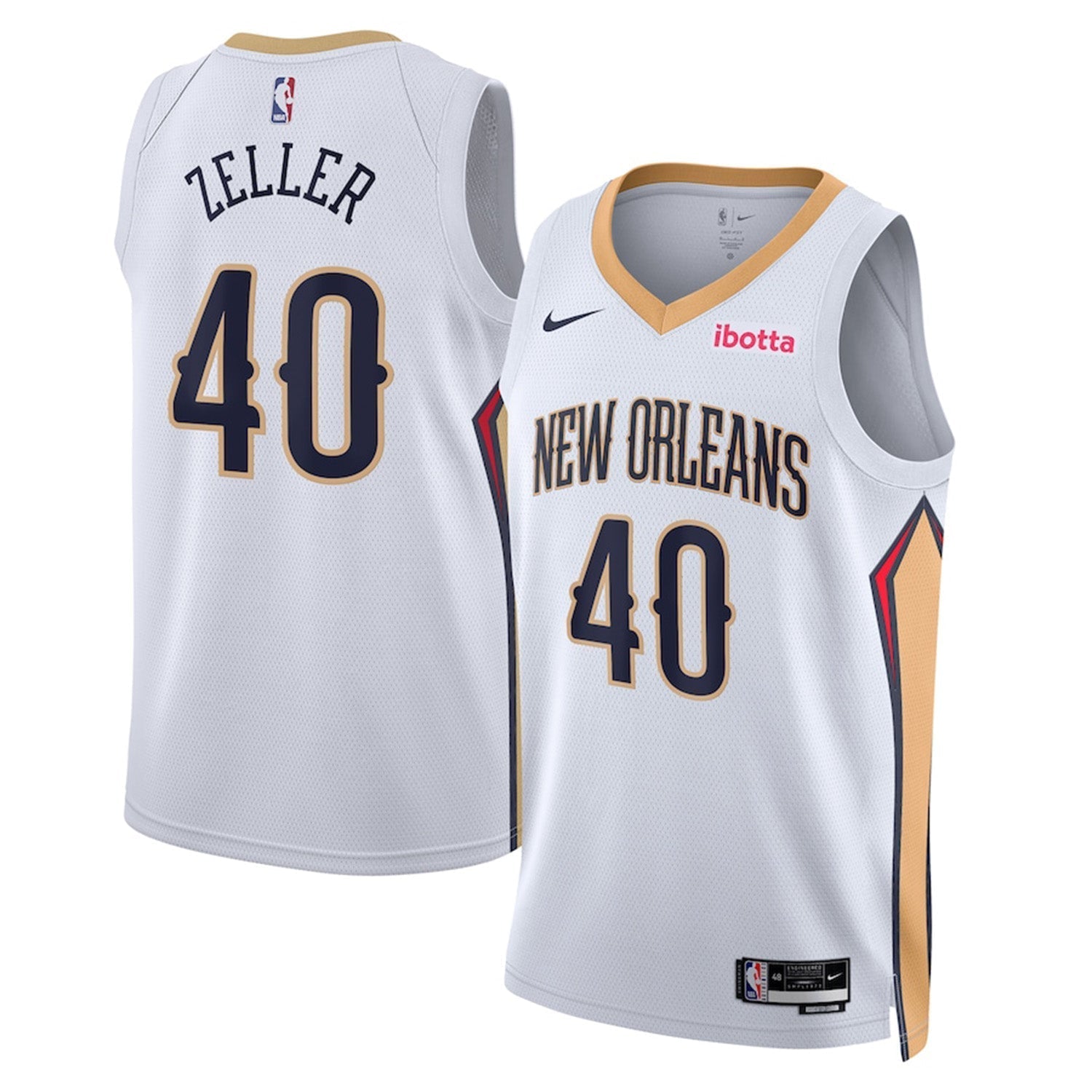 Cody Zeller New Orleans Pelicans 40 Jersey