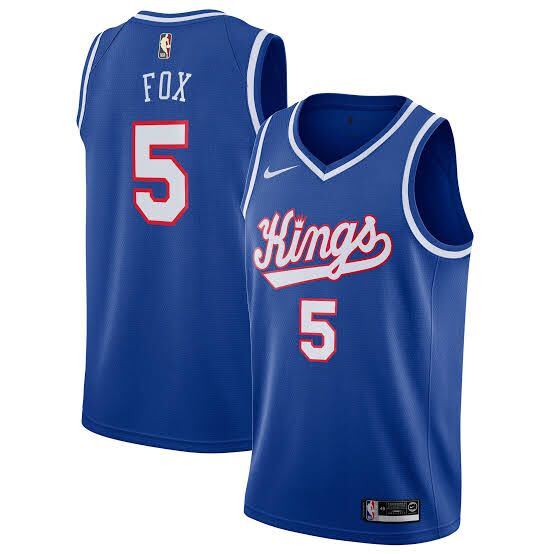 De'Aaron Fox Sacramento Kings 5 Jersey