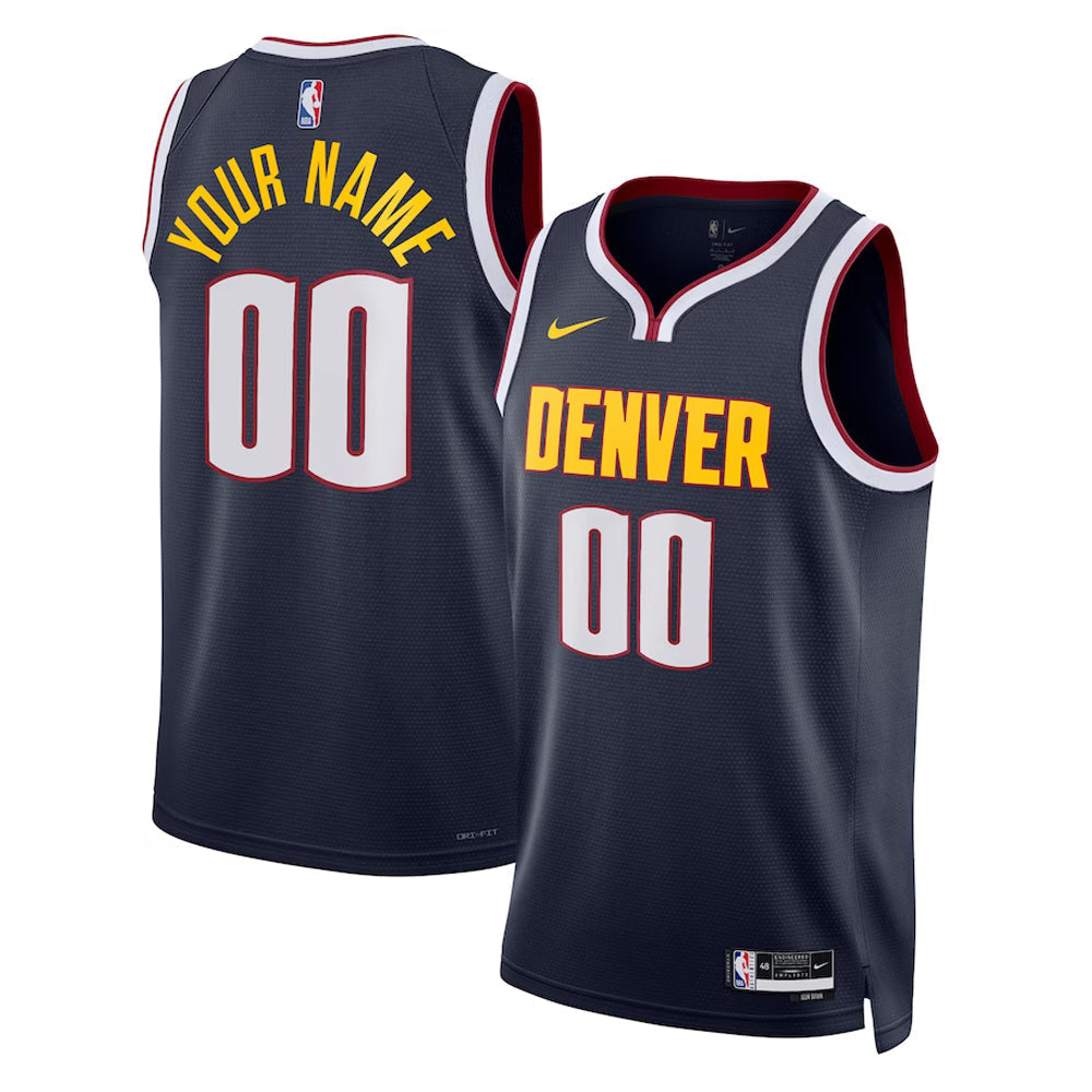 Denver Nuggets Blank Custom Jersey