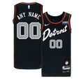 Detroit Pistons Blank Custom Jersey