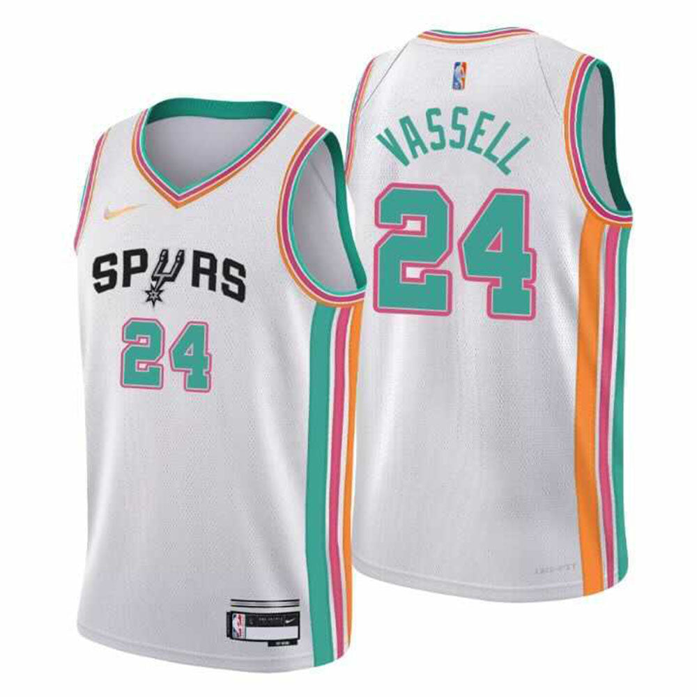 Devin Vessell San Antonio Spurs 24 Jersey