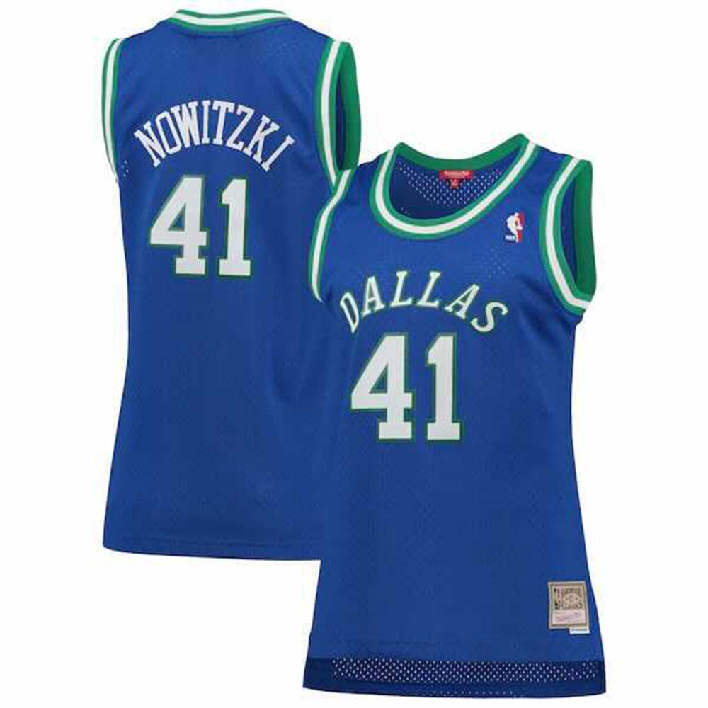 Dirk Nowitzki Dallas Mavericks 41 Retro Jersey