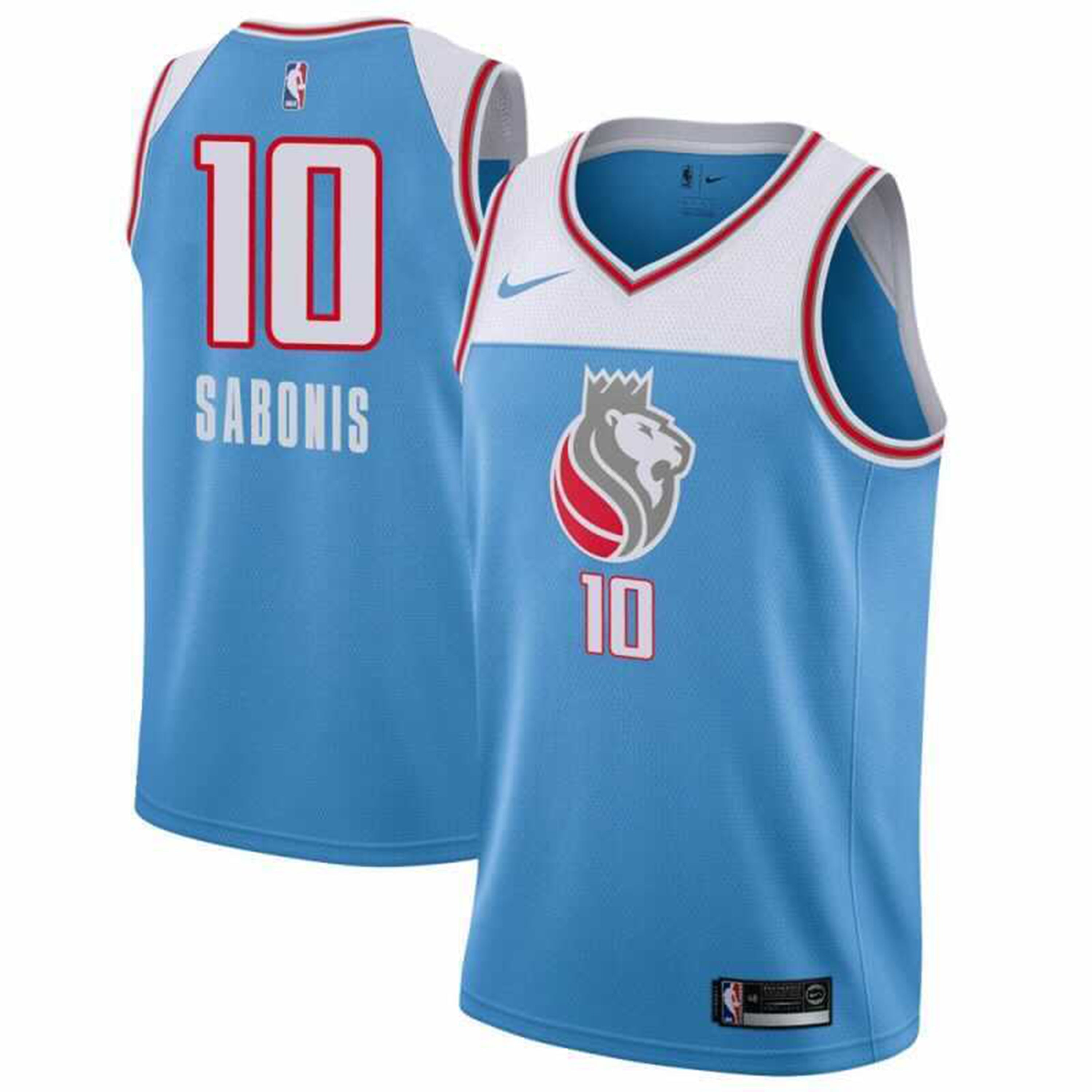Domantas Sabonis Sacramento Kings 10 Jersey