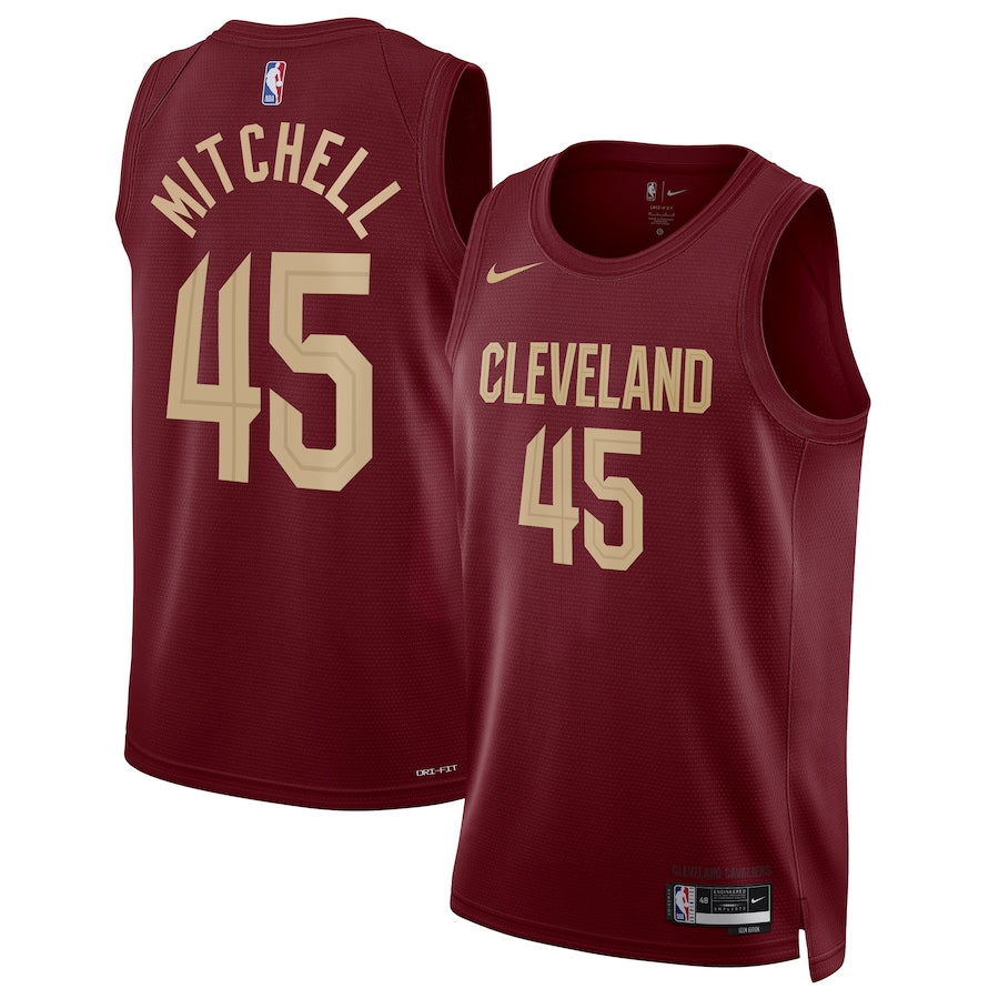 Donovan Mitchell Cleveland Caveliers 45 Jersey