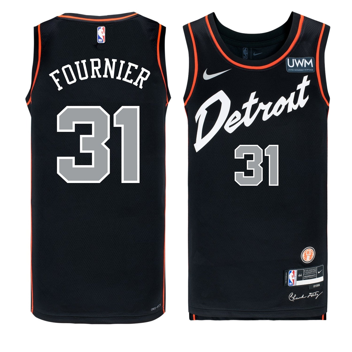 Evan Fournier Detroit Pistons 31 Jersey