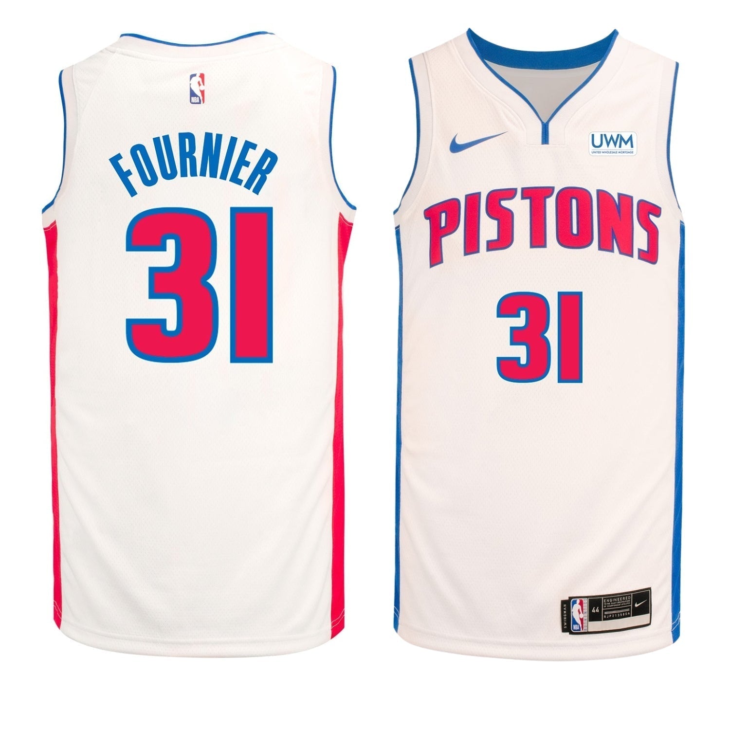 Evan Fournier Detroit Pistons 31 Jersey