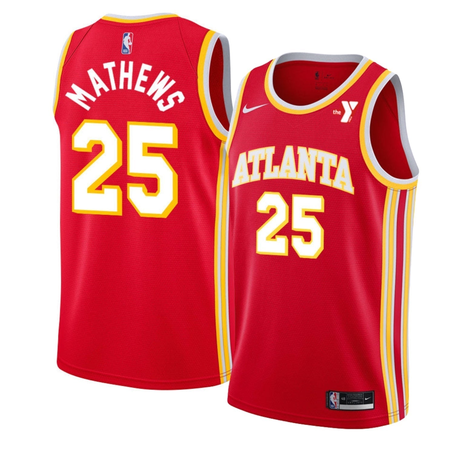 Garrison Mathews Atlanta Hawks 25 Jersey