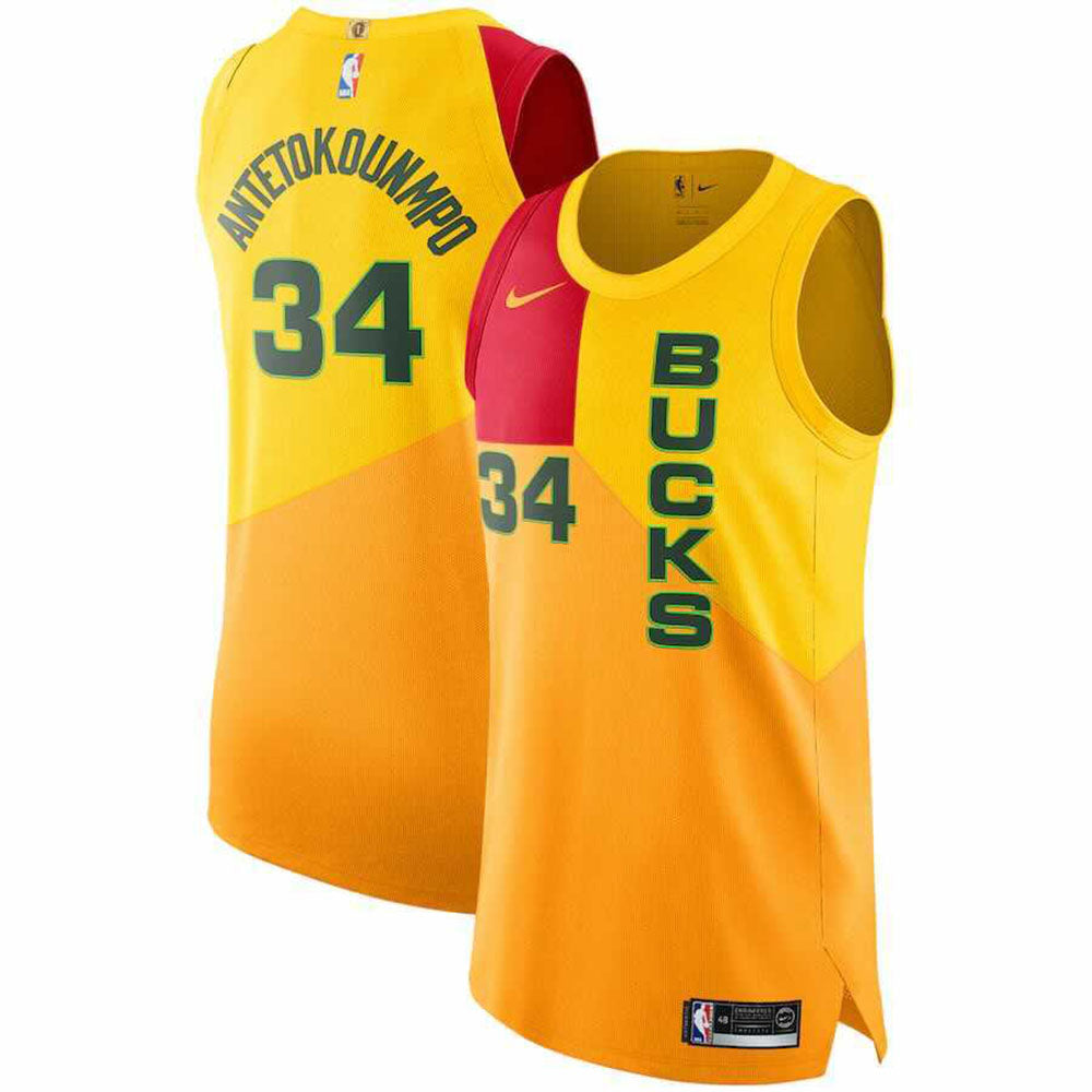 Giannis Antetokounmpo Milwaukee Bucks 34 Jersey