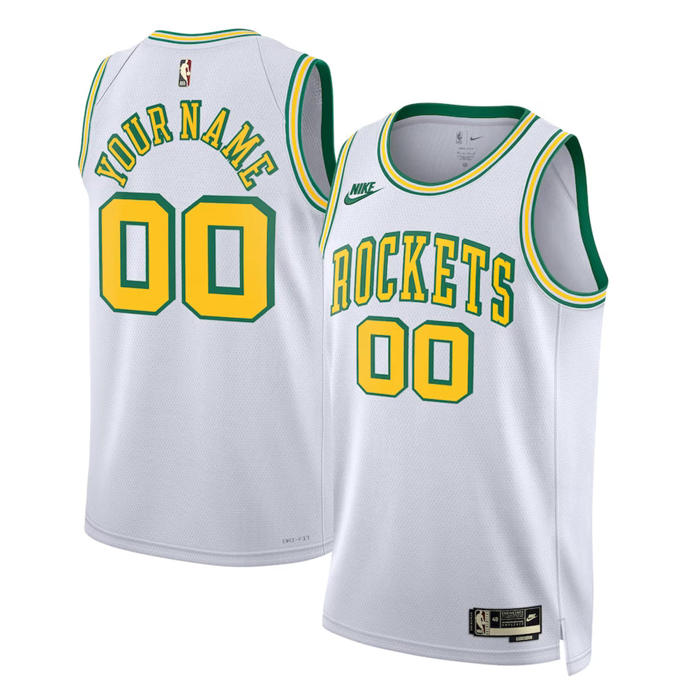 Houston Rockets Blank Custom Jersey