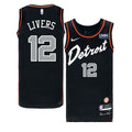 Isaiah Livers Detroit Pistons 12 Jersey