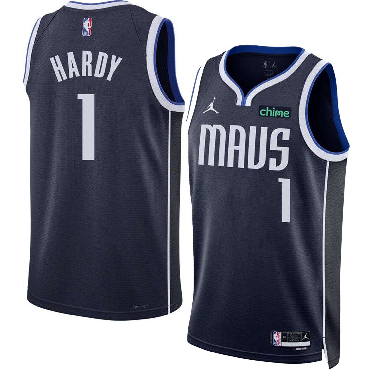Jaden Hardy Dallas Mavericks 1 Jersey