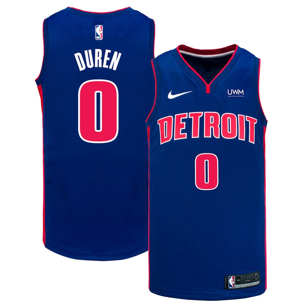 Jalen Duren Detroit Pistons 0 Jersey