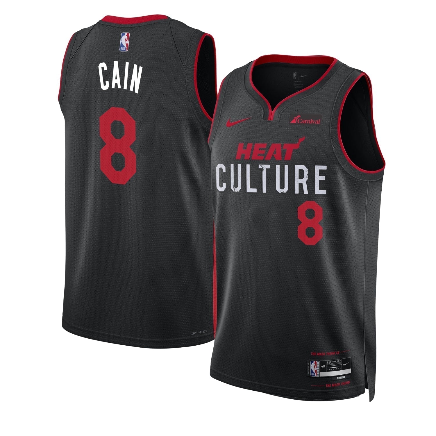 Jamal Cain Miami Heat 8 Jersey