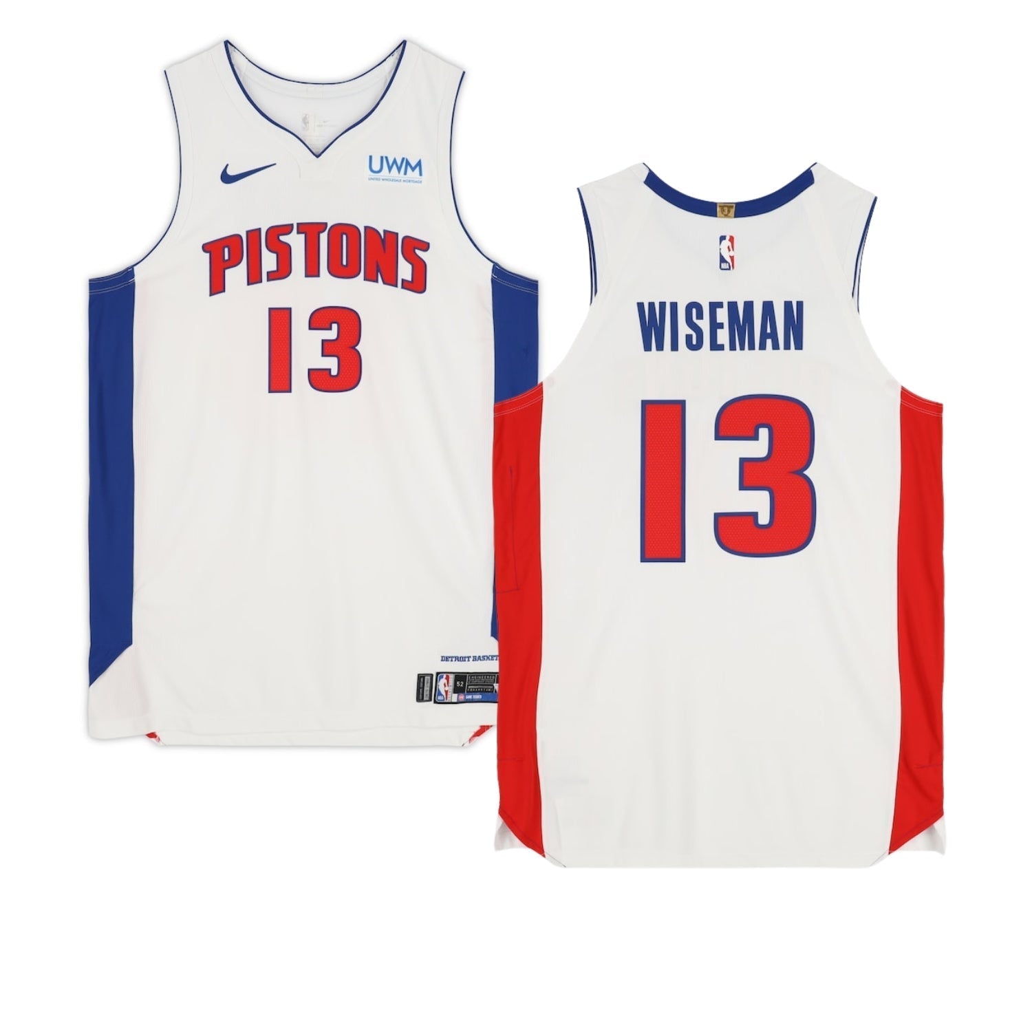 James Wiseman Detroit Pistons 13 Jersey
