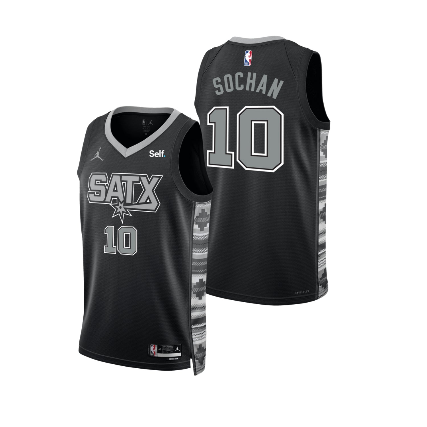 Jeremy Sochan San Antonio Spurs 10 Jersey