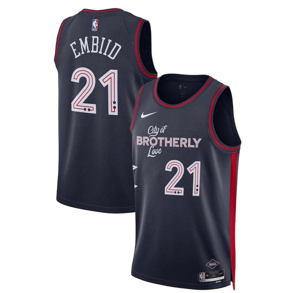 Joel Embiid Philadelphia 76ers 21 Jersey