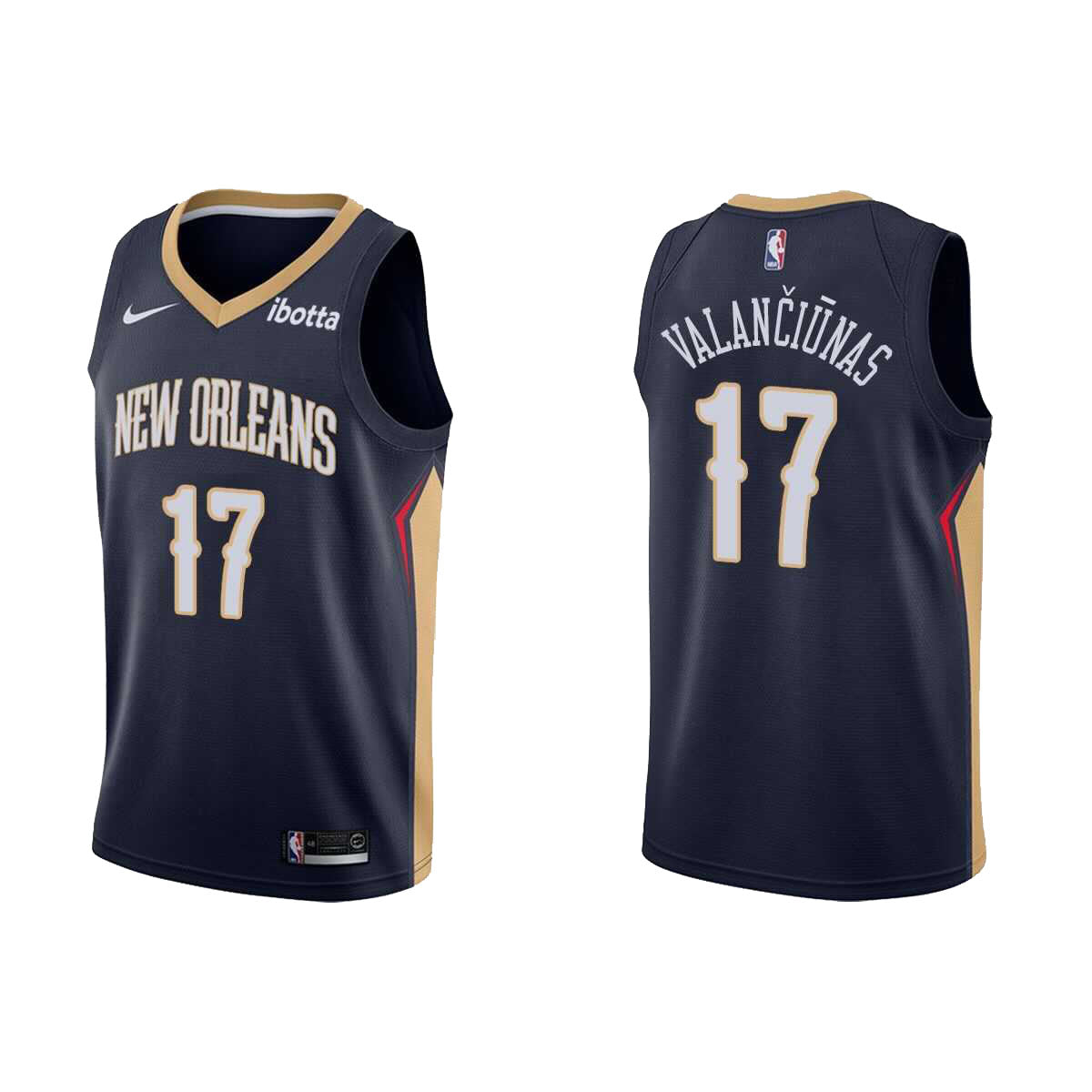 Jonas Valanciunas New Orleans Pelicans 17 Jersey