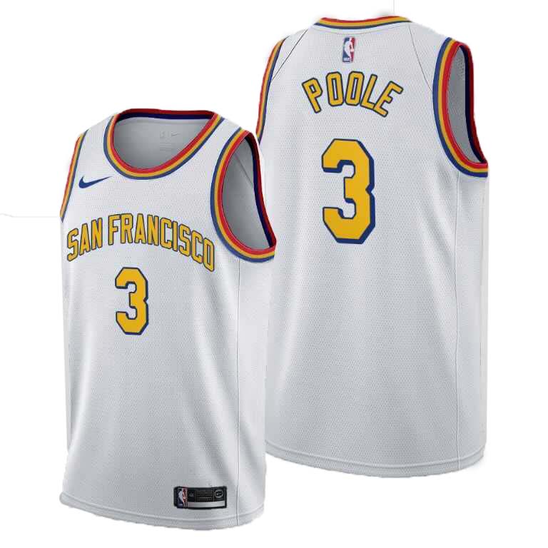 Jordan Poole Golden State Warriors 3 Jersey