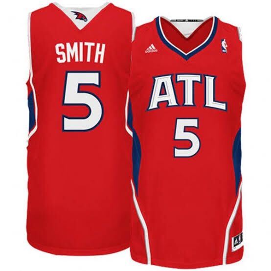 Josh Smith Atlanta Hawks 5 Jersey