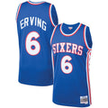 Julius Erving Philadelphia 76ers 6 Jersey