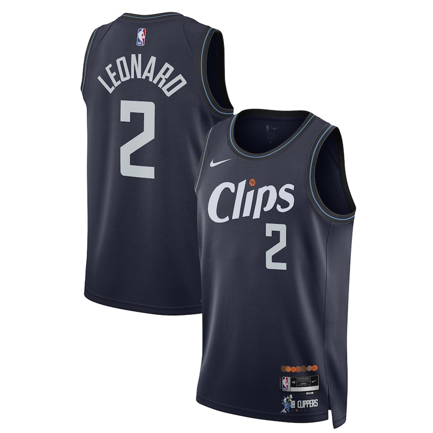 Kawhi Leonard Los Angeles Clippers 2 Jersey