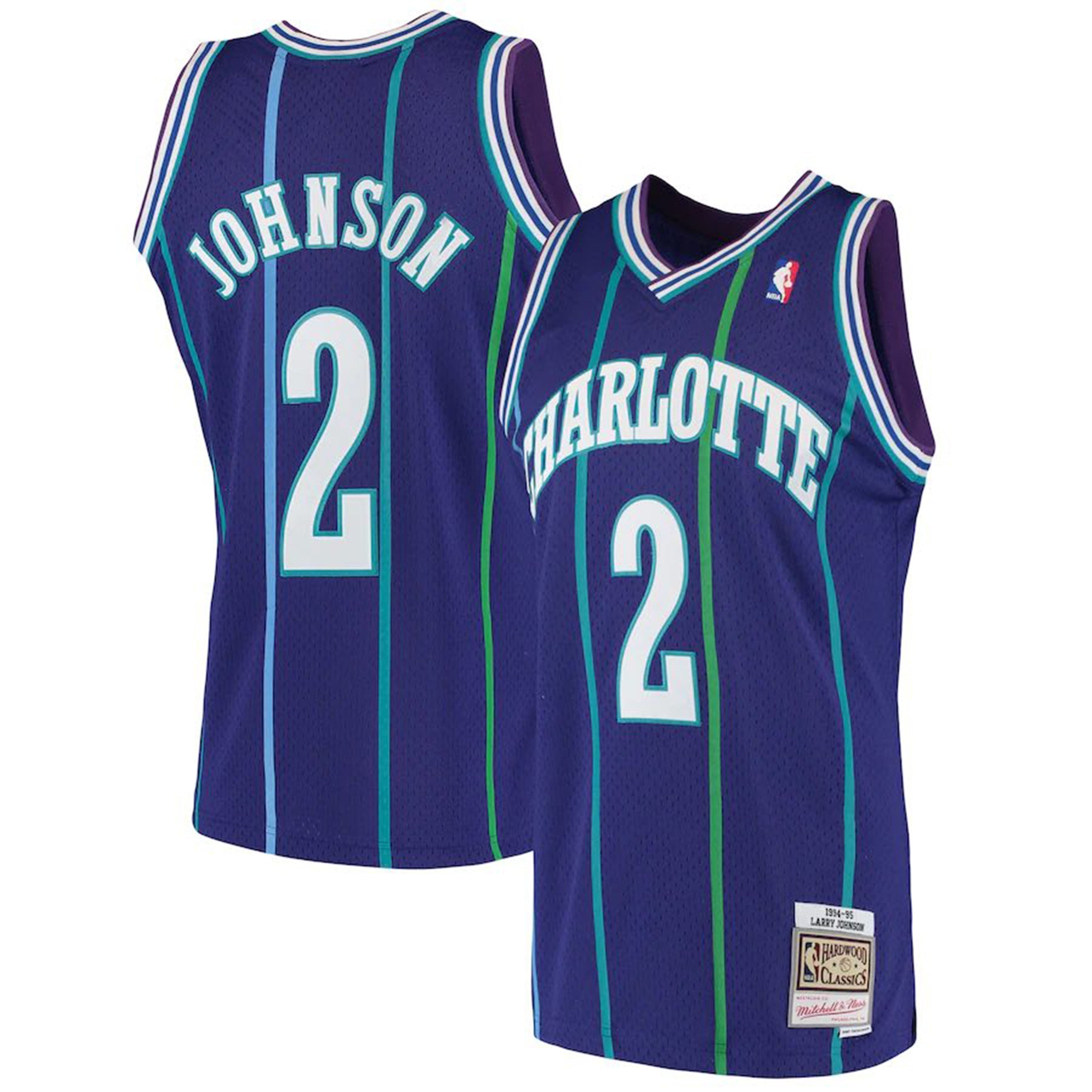 Larry Johnson Charlotte Hornets 2 Jersey