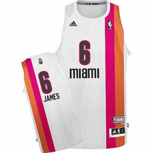 LeBron James Miami Heat 6 Jersey